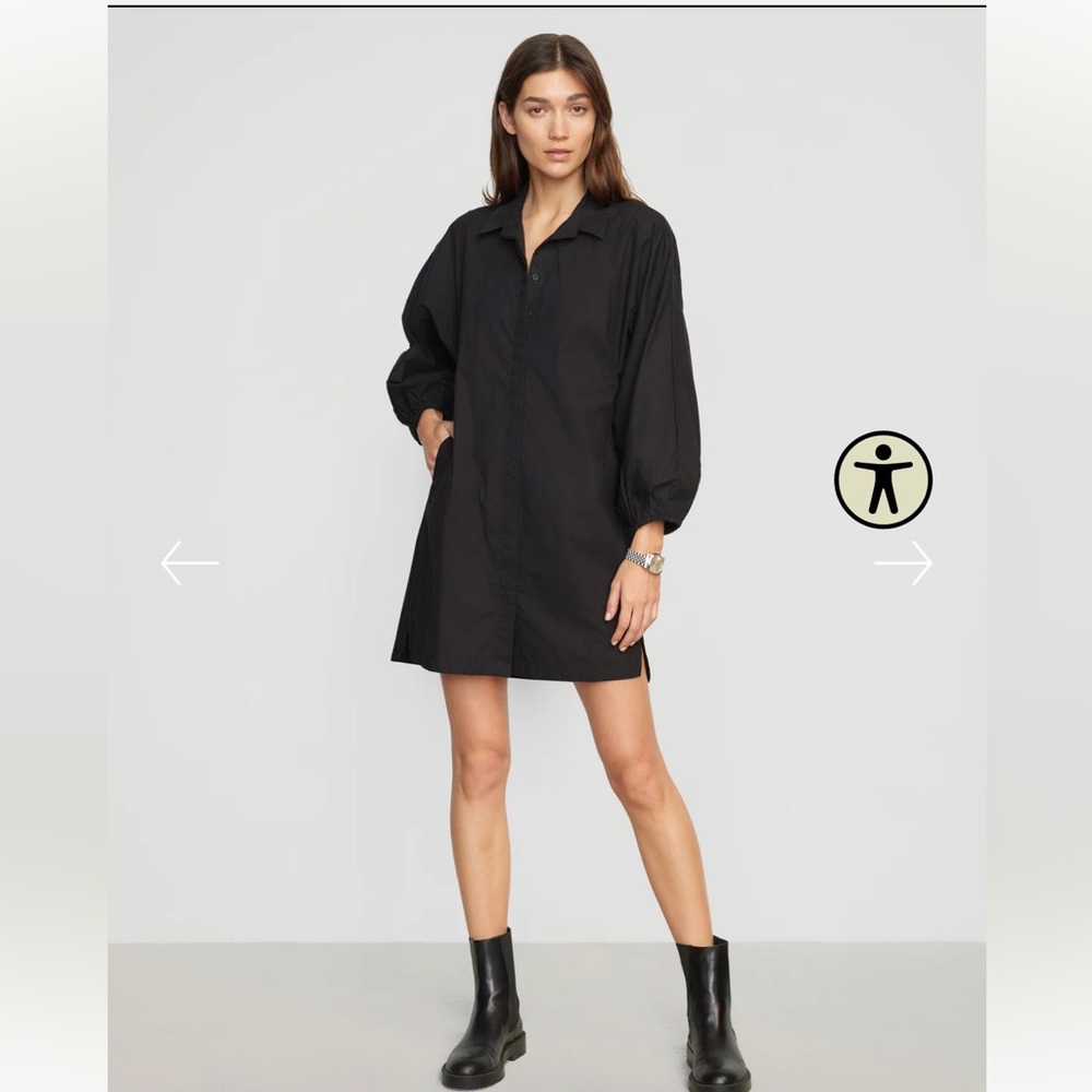 MODERN CITIZEN • NWOT Clara Open-Back Button Down Dress size Large